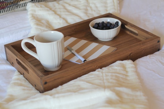 Rustic Wooden Ottoman Tray, Ottoman Tray, Wooden Tray, Rustic Decor, Farmhouse Decor, Rustic Home Decor, Serving Tray, Coffee Table Tray