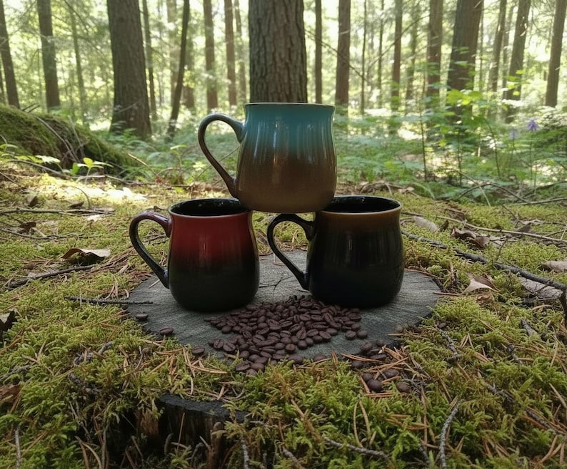 16 Ounce Rustic Sandblasted Big Foot/Sasquatch Design Mug image 3