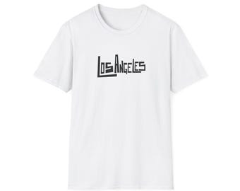 Camiseta con el logo de Los Ángeles / Camiseta con tipografía de la ciudad