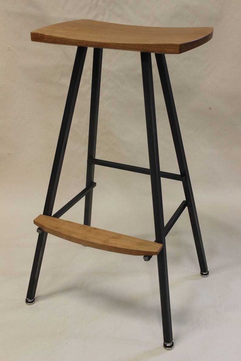 Modern Industrial Bar Stool or Kitchen Stool. Both Durable & Etsy