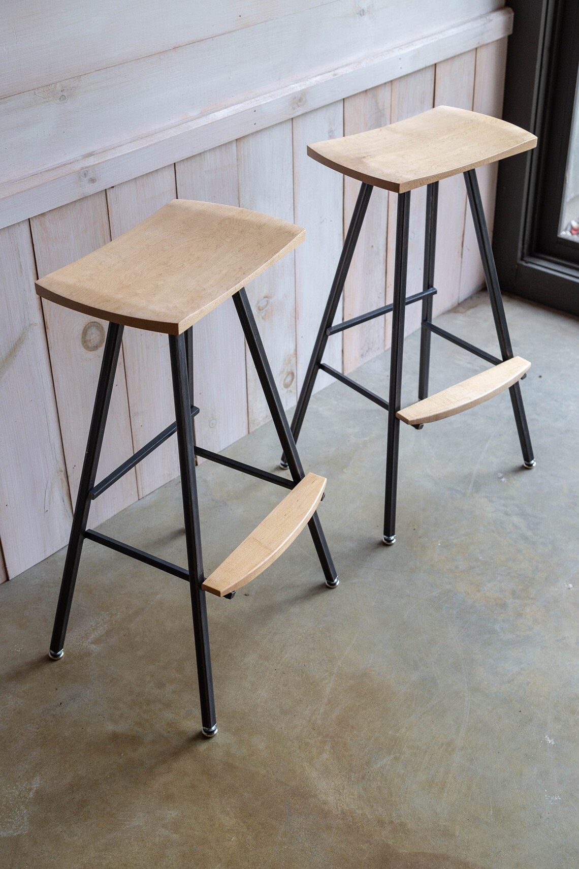 Modern Industrial Bar Stool or Kitchen Stool. Both Durable & Etsy