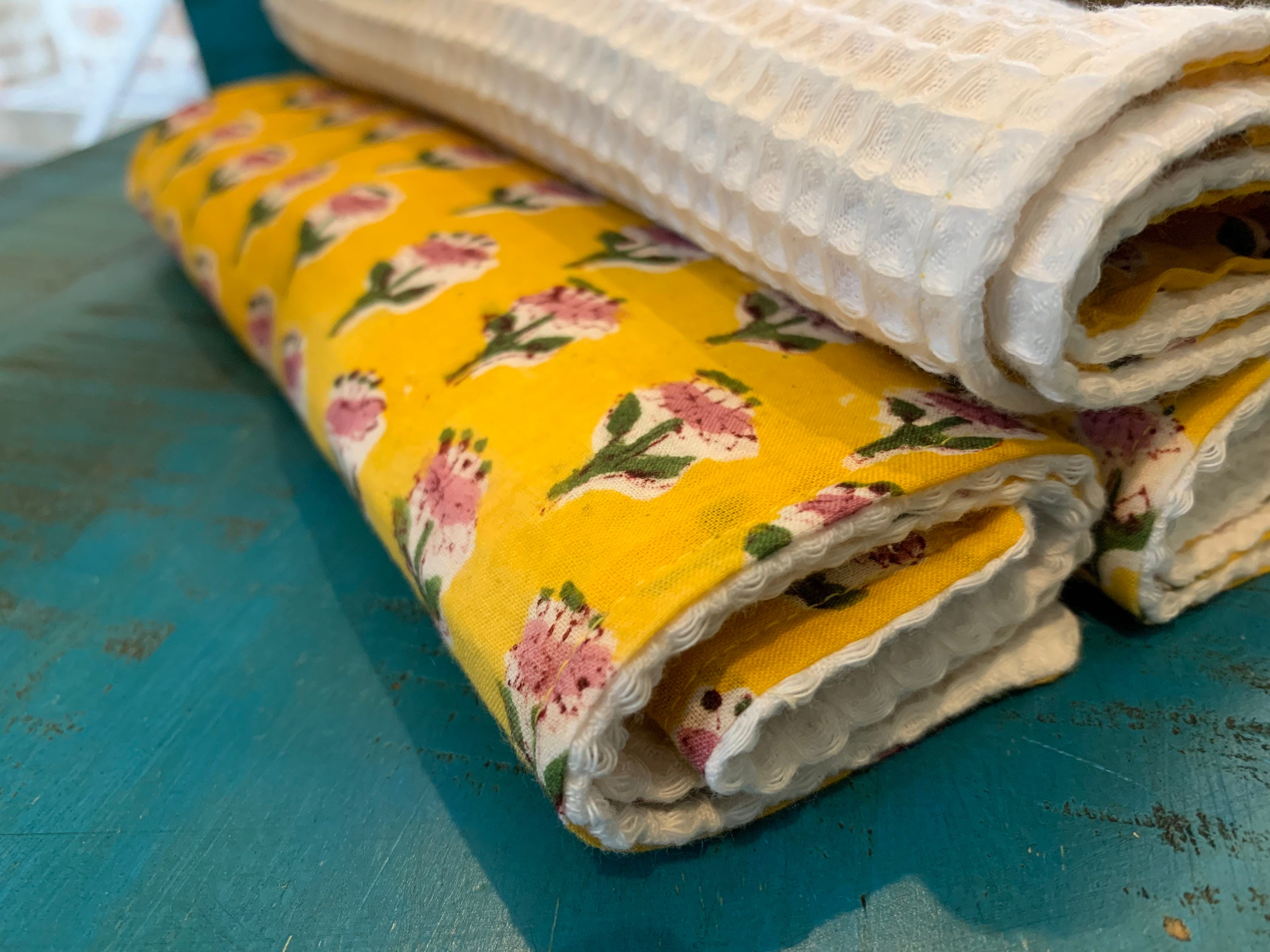 Set of 3 Handmade Baby Burp Cloths / Shoulder Cloths Etsy