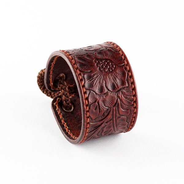 Brown Leather Cuff Bracelet! Great Handmade Bracelet! Nice Gift For Women! Made in Latvia! Unique item! Best gift!