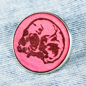 Épingle tête de mort, crâne humain, insigne squelette, accessoires à bascule, accessoires gothiques, excellent cadeau.
