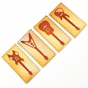 Guitar patch, leather sew, leather supplies. Acoustic guitar patch, Electric guitar patch.