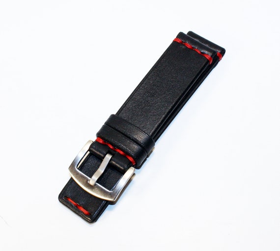 Cinturini 18-24mm Vintage Orologio In Pelle Cinturino In Vitello - Foto 4