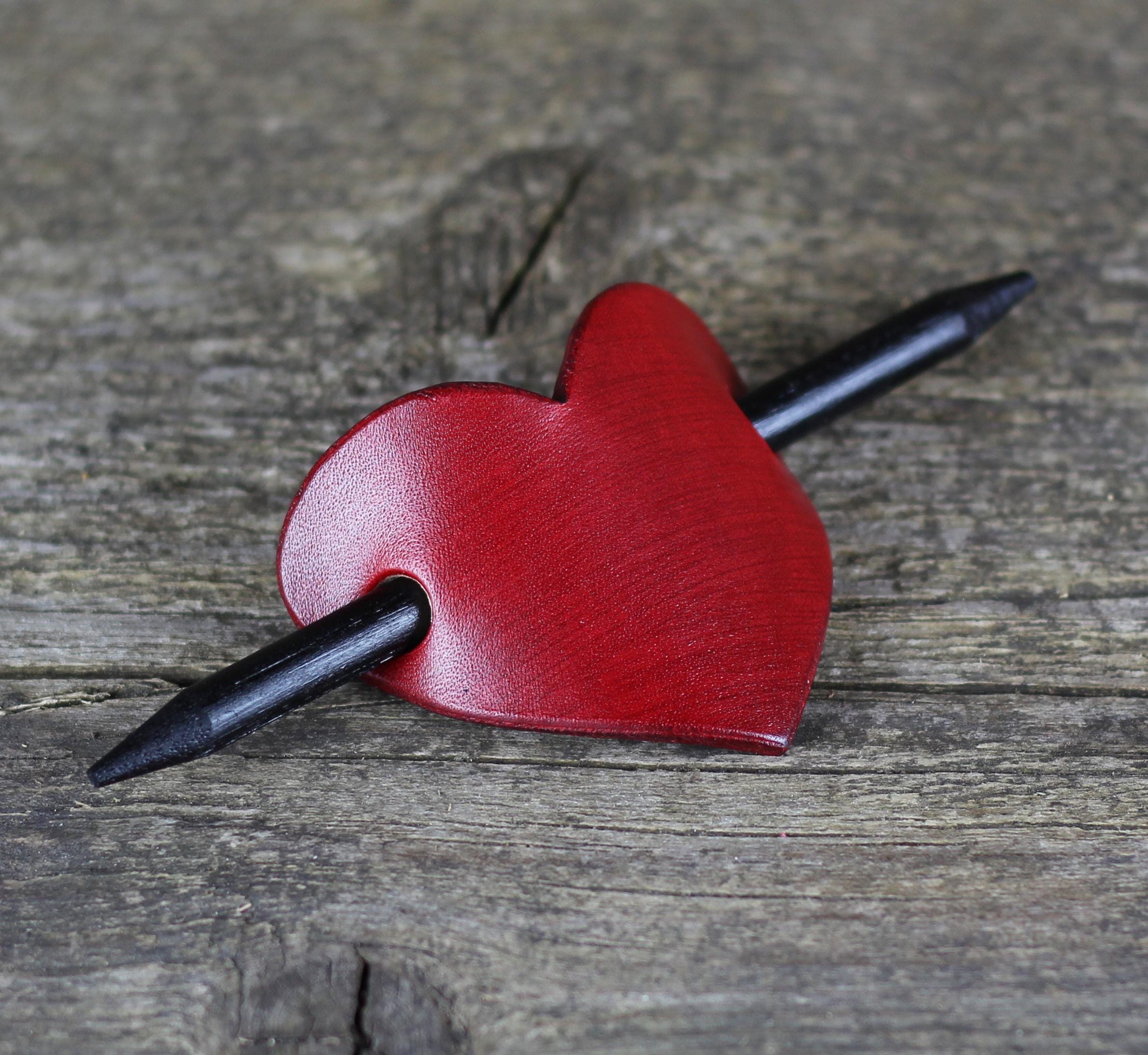 Heart Barrettes - Etsy