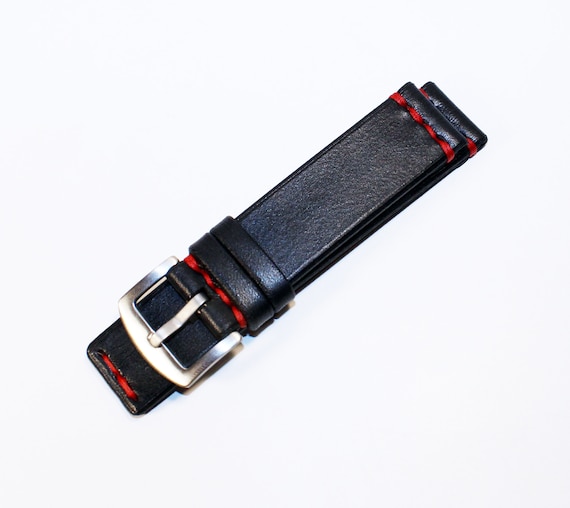 Cinturini 18-24mm Vintage Orologio In Pelle Cinturino In Vitello - Foto 3