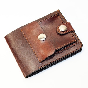 Cartera de cuero, monedero, tarjetero, billetera minimalista, monedero, accesorios de cuero, gran regalo.