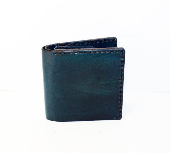Leather Wallet, Blue Wallet, Great Leather Item, Blue Men's Leather Wallet, Blue Wallet, Great Leather Item, Blue Men's