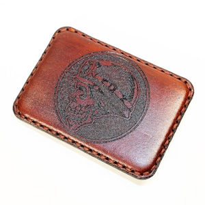 40mm Leather buckle with skull, handmade buckle, 40mm buckle. Bicker belt buckle, Rocker belt buckle.
