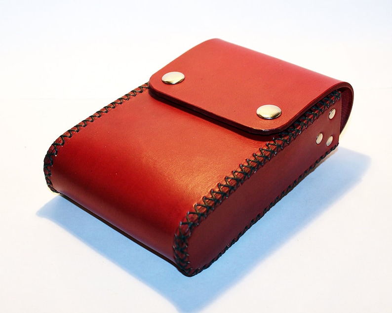 Leather Purse! Red Belt Purse Belt Bag Leather Bag Hip Bag Leather Handmade Pouch Belt Pouch Medieval Pouch