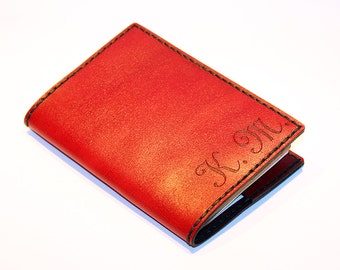 Personalized Passport Cover! Leather Cover With Initials! Passport Holder! Great gift!