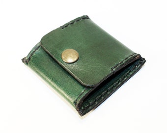 Leather coin wallet, coin wallet, great leather item, men's wallet, small coin wallet, gift for men, gift for women.