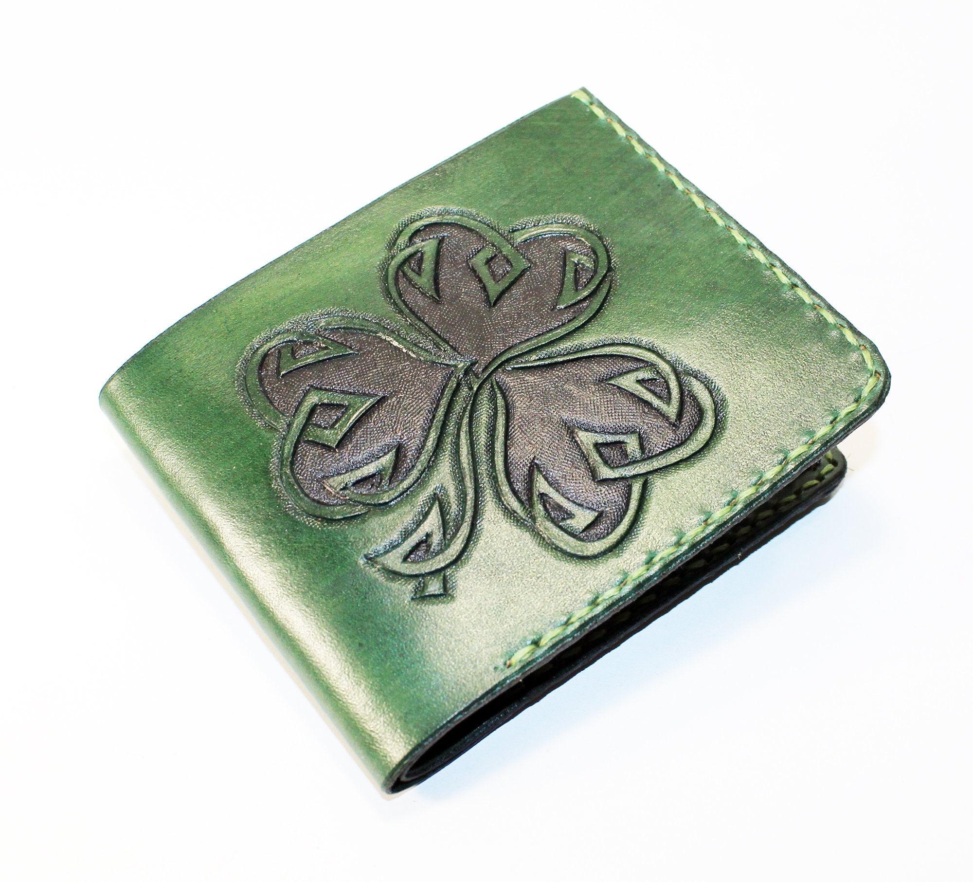 official store sale Irish Blessing Laser Engraved Metal Wallet, Custom