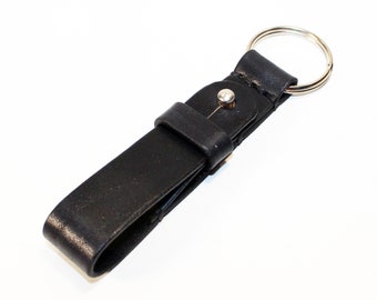 Leather key chain, leather key fob, handmade key chain, leather key ring, handmade leather accessories.