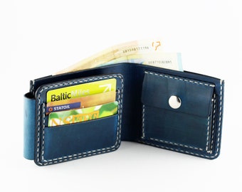 Leather Wallet With Nuclear Symbol, Wallet With Radiation