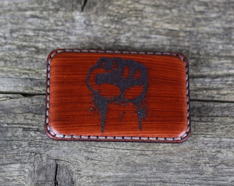 Leaher belt buckles
