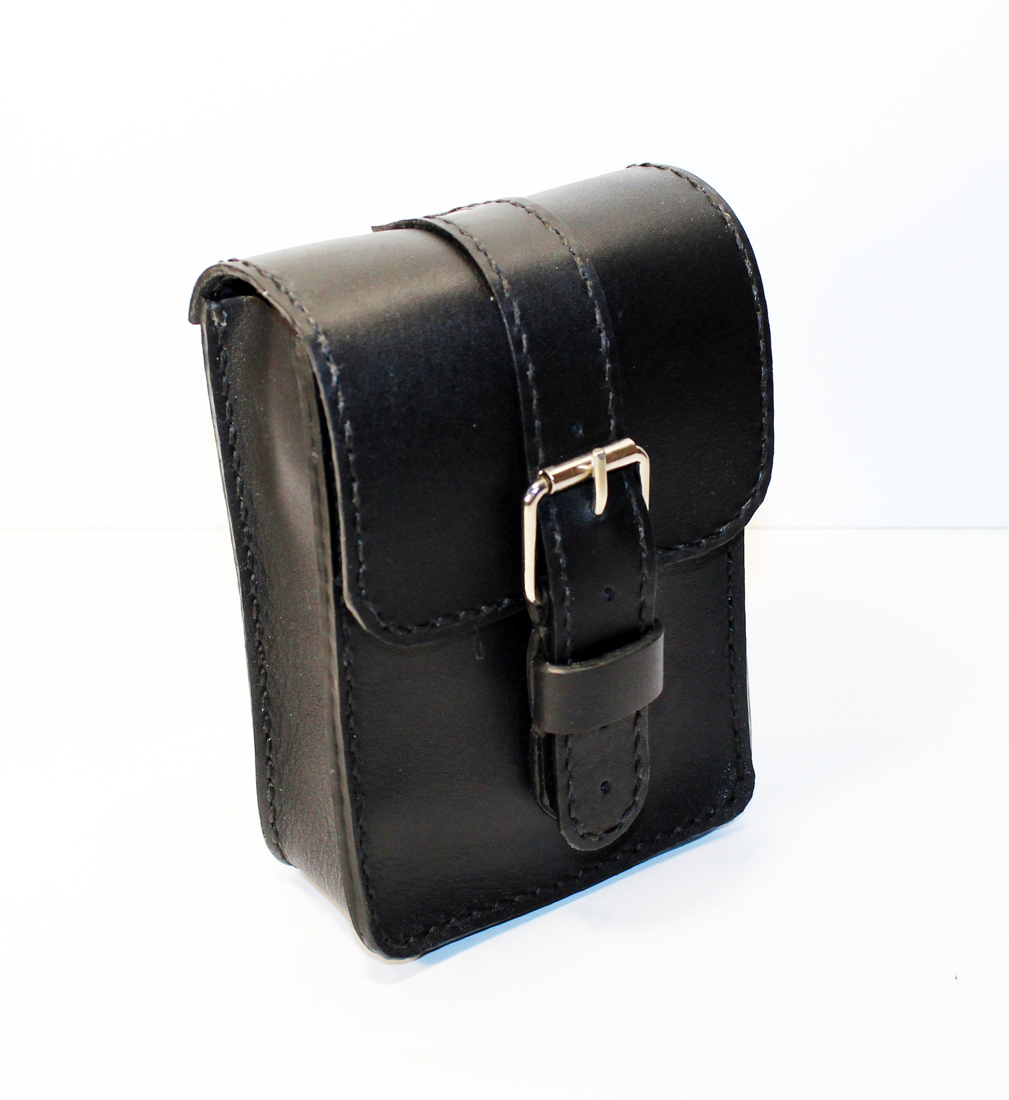 Belt Pouch Leather Handmade Pouch Black Belt Purse Belt Etsy