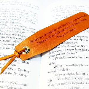 Personalized Leather Bookmark: Gifts for Book Lovers