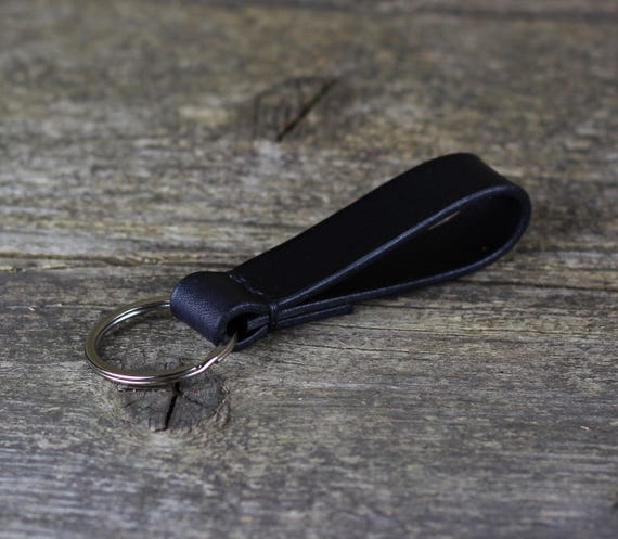 Handmade Leather Key Fob: Colorful Key Chain - Etsy