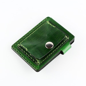 Cartera de cuero, tarjetero, billetera pequeña, monedero, monedero, accesorios de cuero, gran regalo.