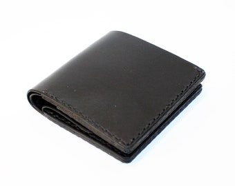 Leather wallet,  black wallet, great leather item,  black men's wallet, credit card wallet, gift for men.