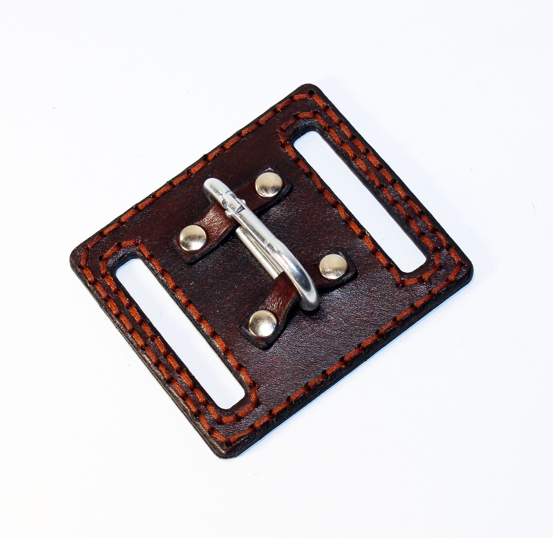 Leather Keychain Belt Clip Holder Handmade Keyholder Belt Etsy