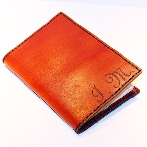 Personalized passport cover, Passport cover with initials, Document holder, Great gift.