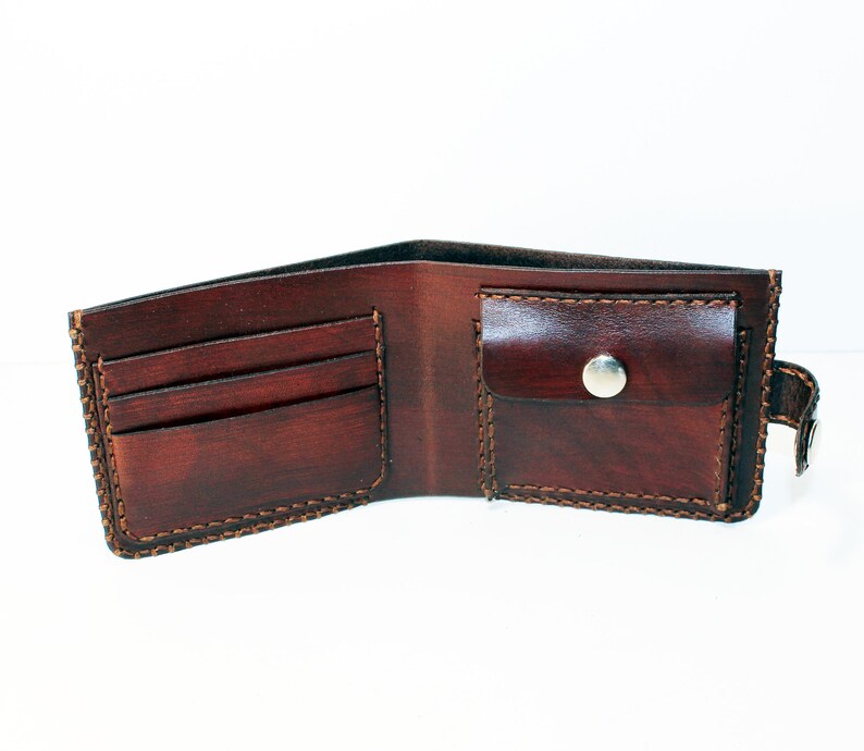 Leather wallet brown wallet great leather item brown Etsy