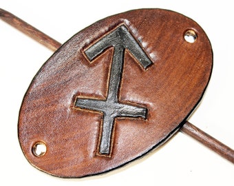 Handmade Sagittarius Symbol Hair Barrette - Etsy display picture 3