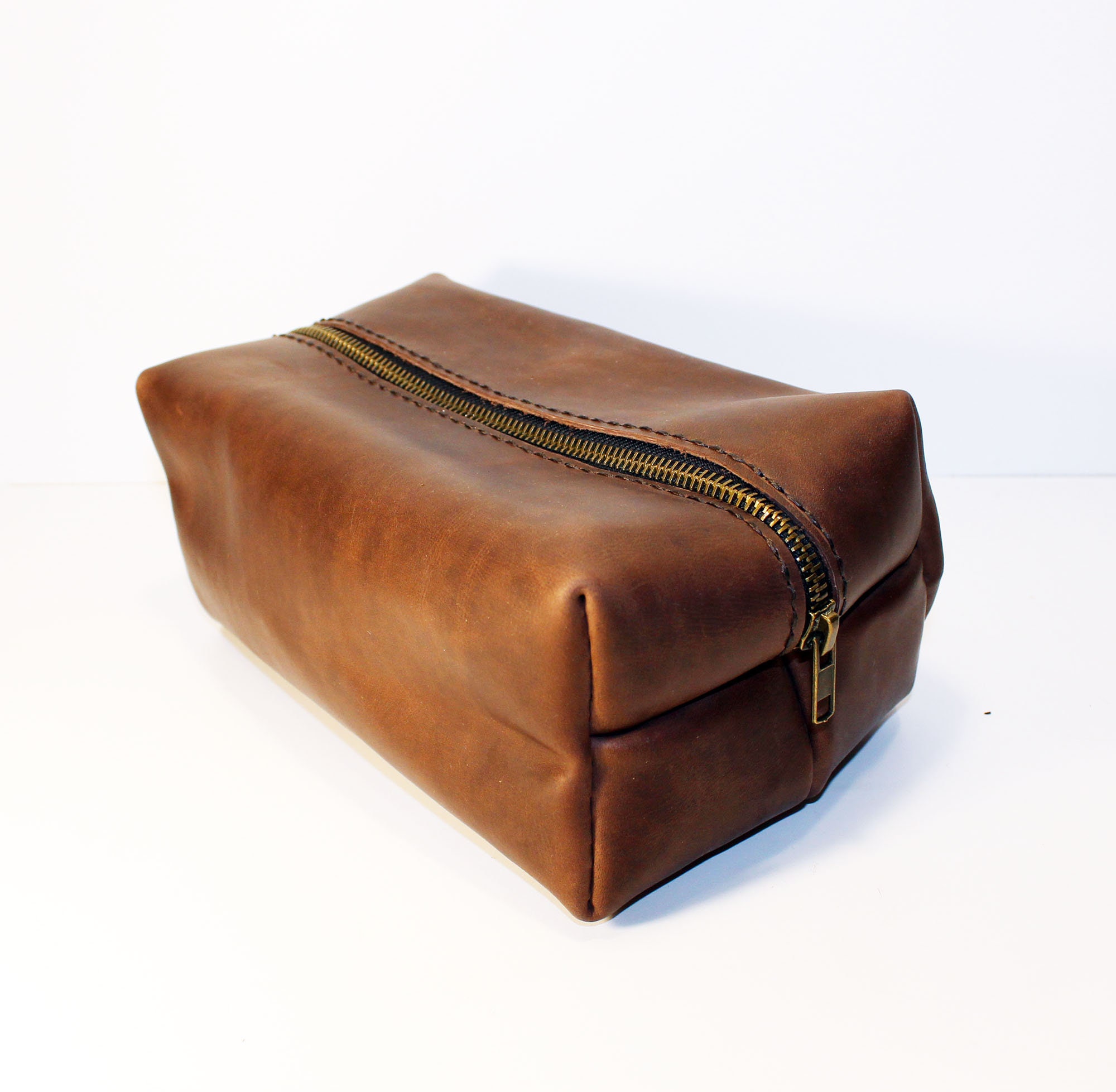 Makeup bag cosmetic pouch leather bag large cosmetic pouch Etsy