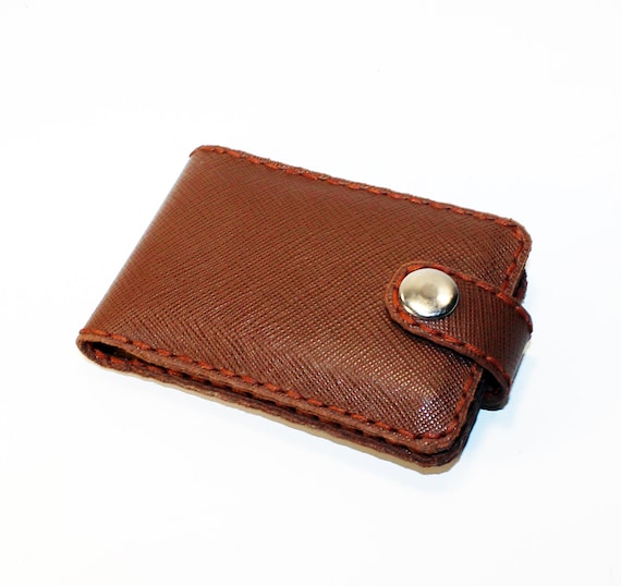 Leather Credit Card Wallet brown Leather Purse Leather Card Case Tiny Wallet Small Wallet Great Gift SALE Etsy Canada