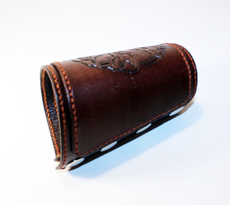 Celtic symols Handmade leather cuff Trquetra Viking cuff Tree of Life Vegvisir Viking symbols North symbols. Celtic cuff