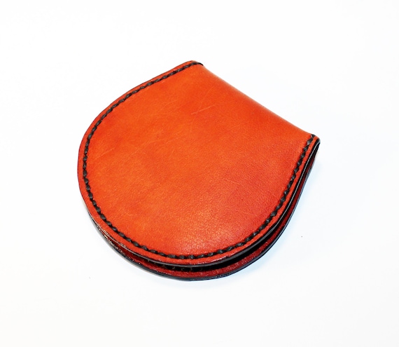 Orange coin purse best sale