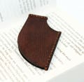 Brown Leather Bookmark: Hand Stitched Book Accessory product logo