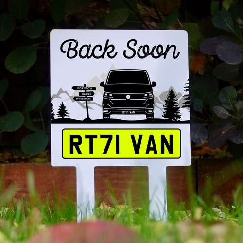 PERSONALISED CAMPERVAN SIGN VW SPLIT SCREEN CAMPER HANGING MOTORHOME SIGN 205 PERSONALISED CAMPERVAN SIGN VW SPLIT SCREEN CAMPER HANGING MOTORHOME SIGN 205