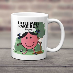 Personalised Little Miss Park Run Running Mug Runners Gift  - Park Run - Running Coaster - Park Run Coaster