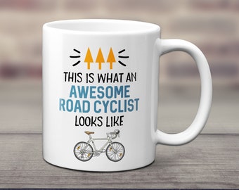 This Is What An Awesome Road Cyclist Looks Like Mug - Free UK Delivery - Cycling Gift - Bike Gift - Father's Day Gift - Road Bike