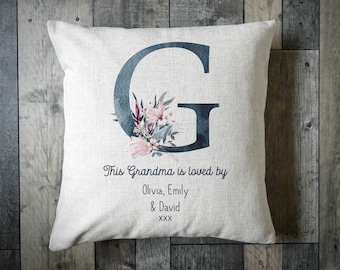 Personalised This Grandma Is Loved By Cushion Cover - Mothers Day - Gift - Cushion