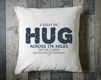 Personalised Great Big Hug Cushion Cover - Gift - Cushion - Family Gift - Friends
