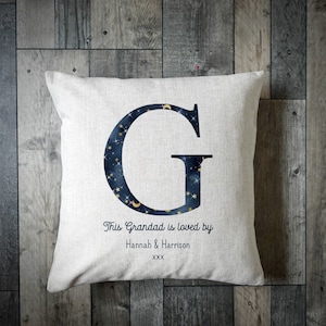 Personalised This Grandad Is Loved By Cushion Cover - Fathers Day - Gift - Cushion
