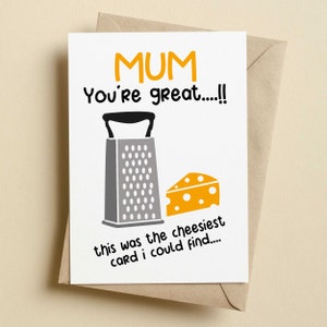 Mama, je bent geweldig, dit was de meest goedkope kaart die ik kon vinden - Cheesy Moederdagkaart - Grappige Moederdagkaart