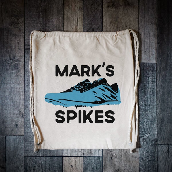 Personalised Running Spikes Bag | 6 Colour Options | Running Kit Bag | Running Shoes Bag