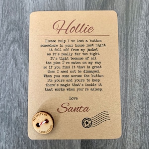 Santa's Lost Button - Personalisierter Weihnachtszauber