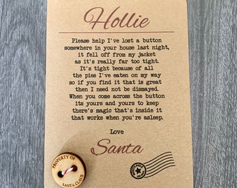 Santa's Lost Button - Personalised Christmas Magic