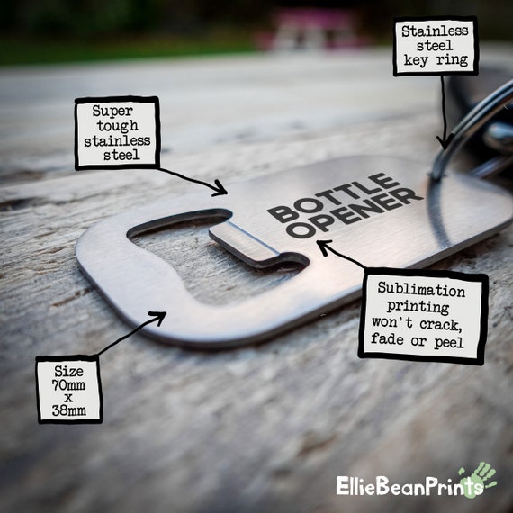 Travel By Gravel Stainless Steel Key Ring Bottle Opener Key Ring Gravel  Bike Gift