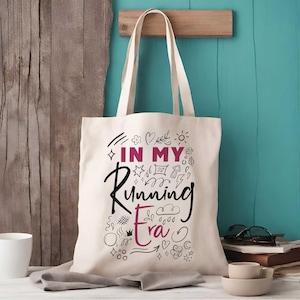 In My Running Era - Runners Gift - Running Tote Bag - Running Gift - Gifts For Runners - Run - Funny Running Gifts