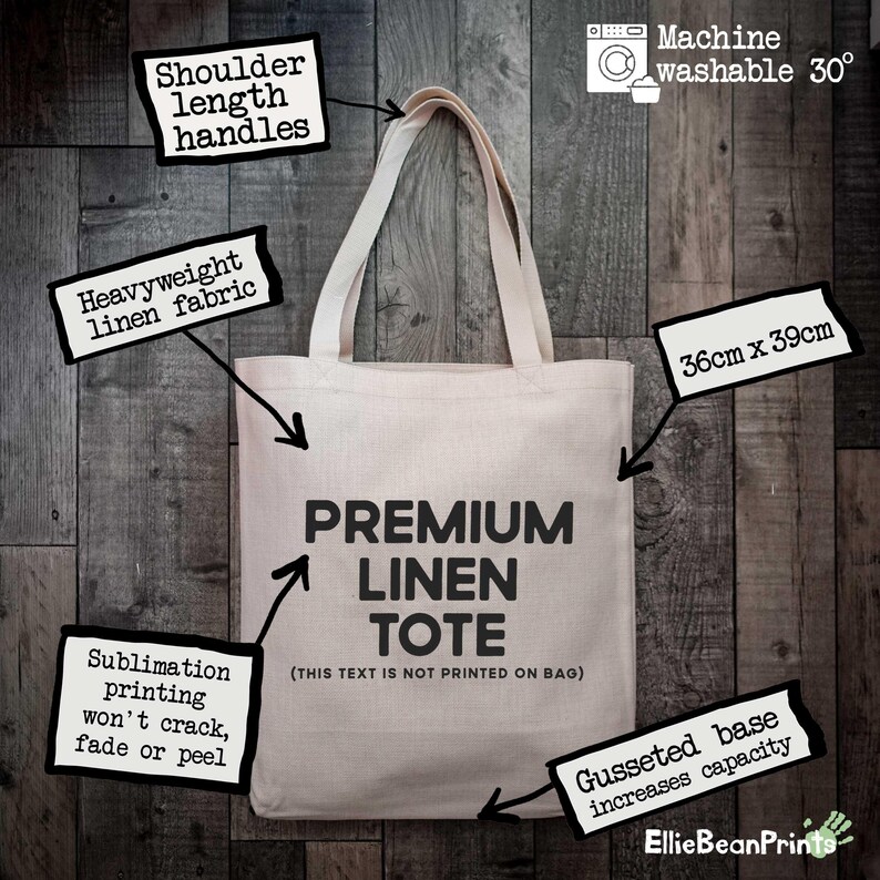 No.1 ....... Personalised Tote Bag | Shopping Bag | Gifts For Grandma | Mum Tote Bag | Personalised Shopping Bag image 4