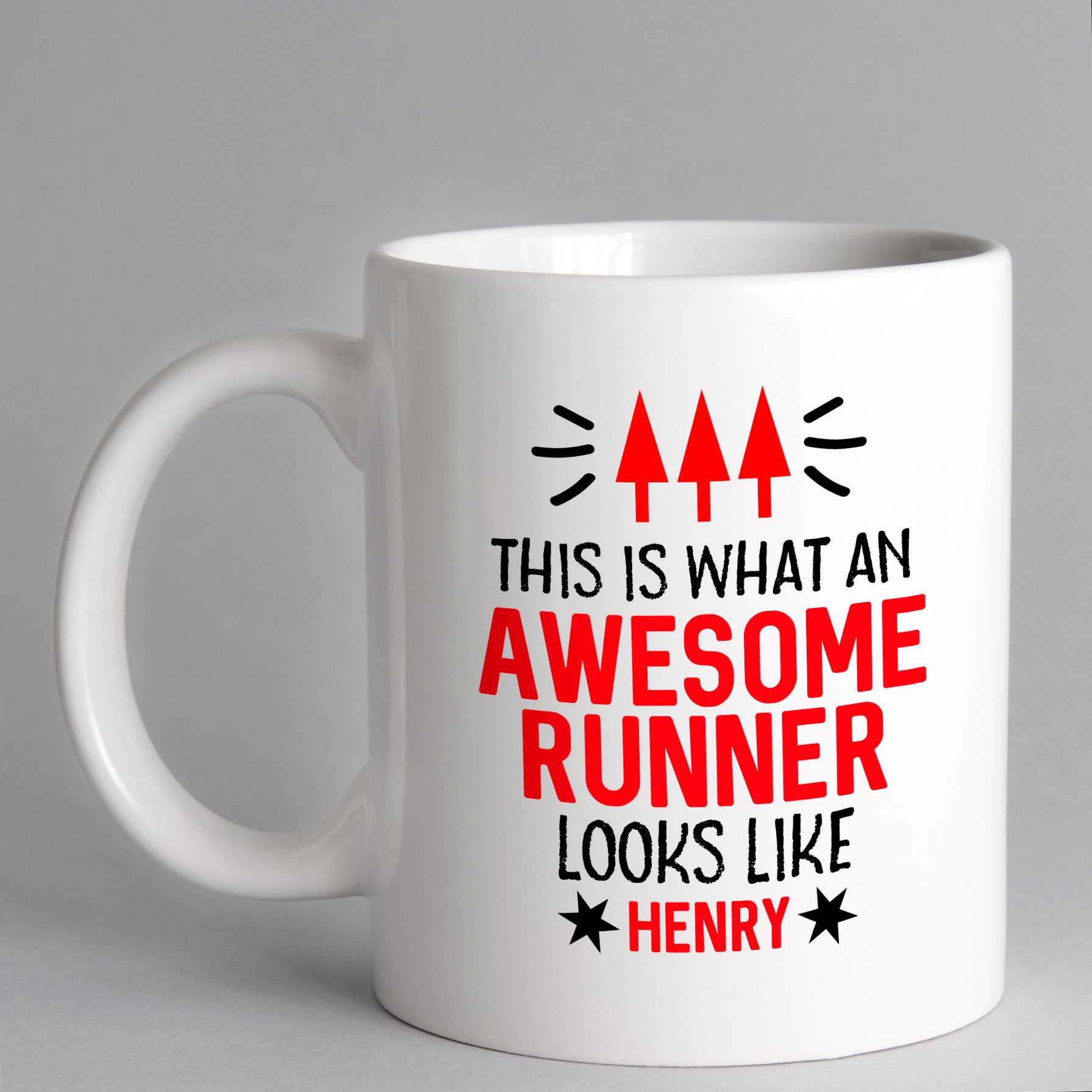 Personalised This Is What An Awesome Runner Looks Like Mug - Free UK Delivery - Running Gift - Runner - Marathon - Half Marathon